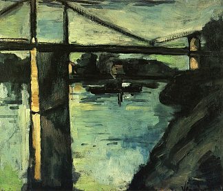 查图桥 The Pont de Chatou (1908)，莫里斯·德·乌拉曼克