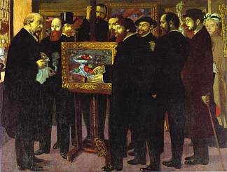 向塞尚致敬 Homage to Cezanne (1900)，莫里斯·丹尼斯