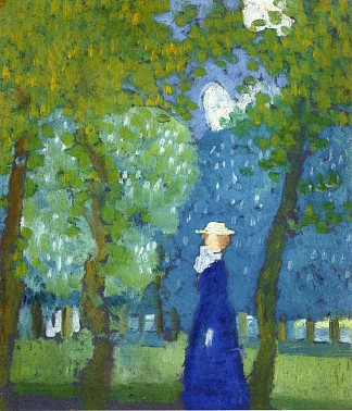 蓝衣女人 Woman in Blue (1899)，莫里斯·丹尼斯