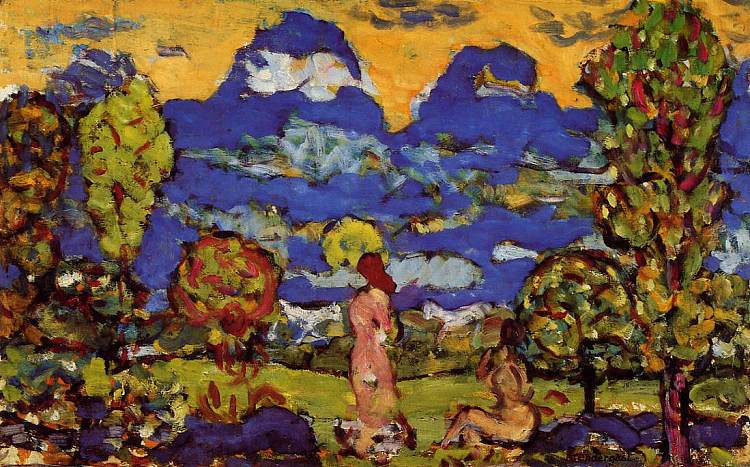 蓝山 Blue Mountains (c.1914 - c.1915)，莫里斯·普雷德加斯特