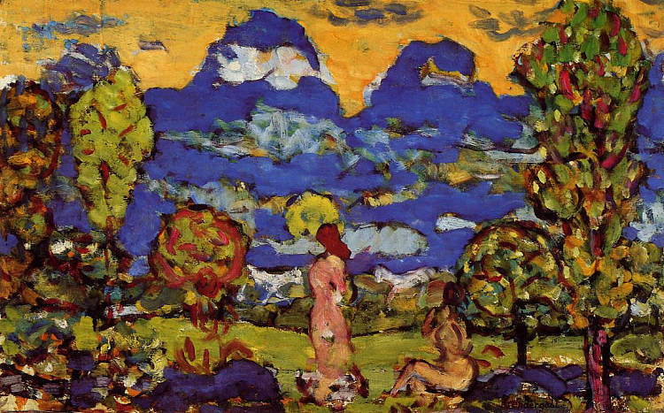 蓝山 Blue Mountains (c.1914 - c.1915),莫里斯·普雷德加斯特