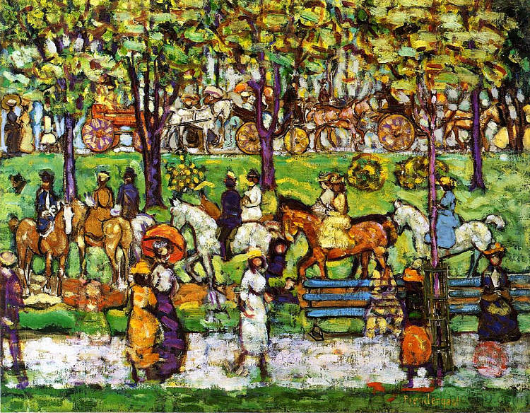 中央公园 Central Park (c.1908 - c.1910),莫里斯·普雷德加斯特