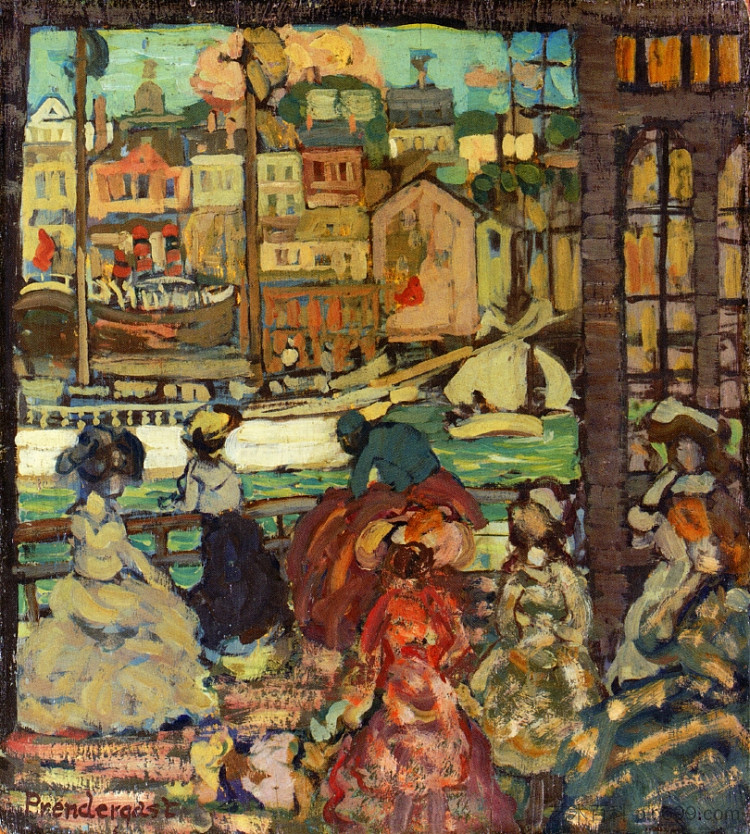 东波士顿渡轮 East Boston Ferry (c.1907 - c.1910),莫里斯·普雷德加斯特