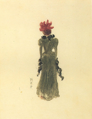 绿色连衣裙 Green Dress (1891 – 1894)，莫里斯·普雷德加斯特