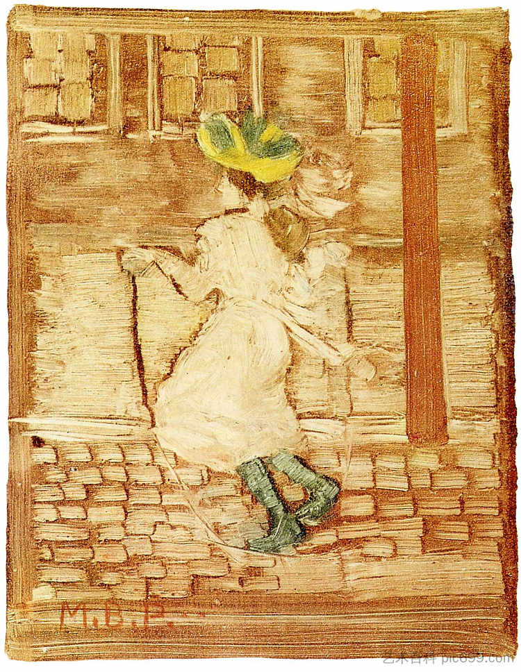 跳绳 Jumping Rope (c.1895 - c.1897),莫里斯·普雷德加斯特