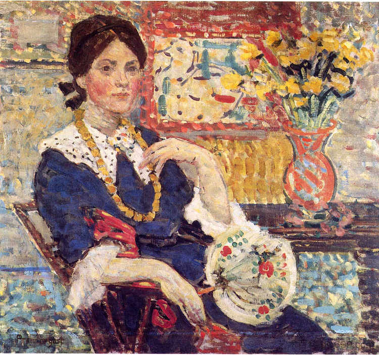 Le Rouge Portrait of Miss Edith King Le Rouge Portrait of Miss Edith King (c.1910 - c.1913),莫里斯·普雷德加斯特