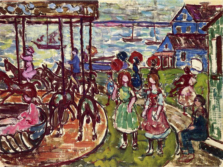 旋转木马 Merry Go Round (c.1910 - c.1913),莫里斯·普雷德加斯特
