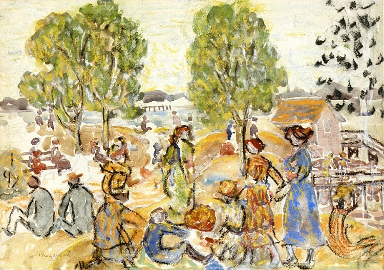 野餐 Picnic (1920 - 1923)，莫里斯·普雷德加斯特
