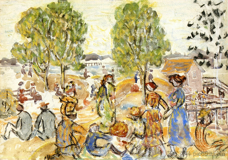 野餐 Picnic (1920 - 1923),莫里斯·普雷德加斯特