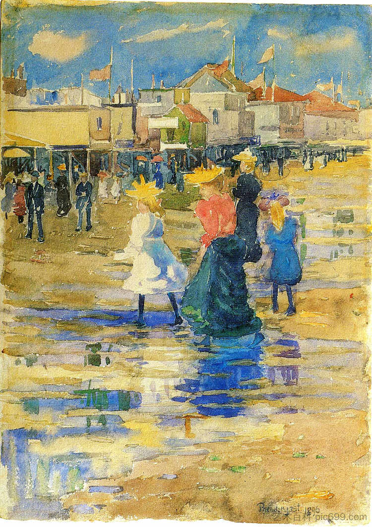 里维尔海滩 Revere Beach (1896),莫里斯·普雷德加斯特
