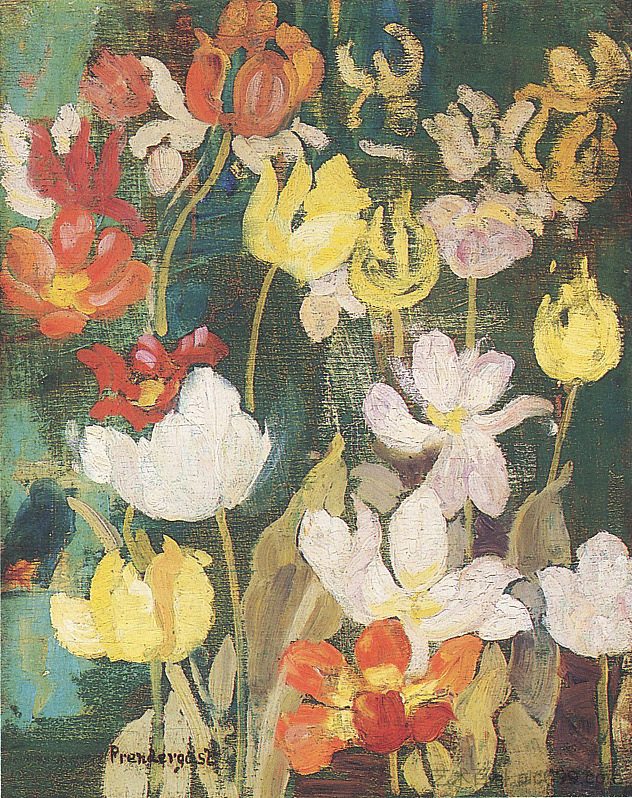 春天的花朵 Spring Flowers (1904)，莫里斯·普雷德加斯特