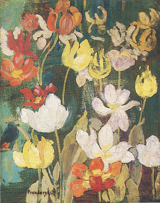 春天的花朵 Spring Flowers (1904)，莫里斯·普雷德加斯特