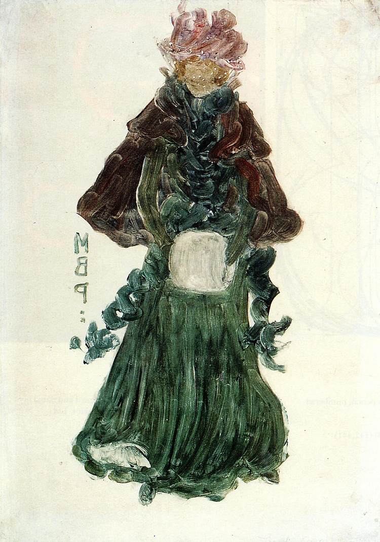 红角 The Red Cape (c.1891 - c.1894)，莫里斯·普雷德加斯特