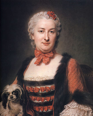 安妮·夏洛特·德·马耶·德·巴蒂利，库尔西侯爵夫人 Anne Charlotte de Maillet de Batilly, marquise de Courcy，莫里斯·昆汀·德·拉图尔