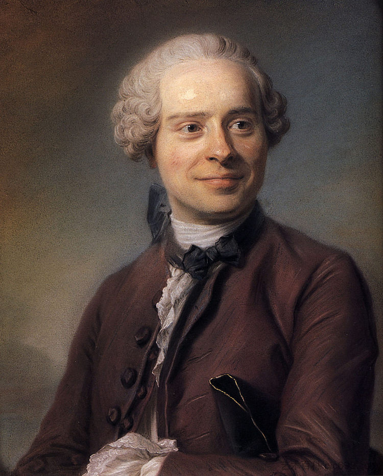 让·勒朗德·达朗贝尔 Jean Le Rond d'Alembert (1753; France  )，莫里斯·昆汀·德·拉图尔