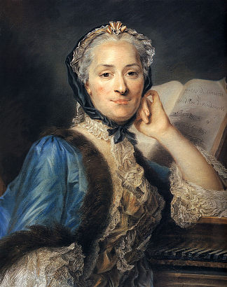 蒙东维尔夫人 Madame de Mondonville，莫里斯·昆汀·德·拉图尔