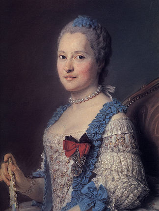 萨克森的玛丽·约瑟夫 Marie Josephe of Saxony，莫里斯·昆汀·德·拉图尔