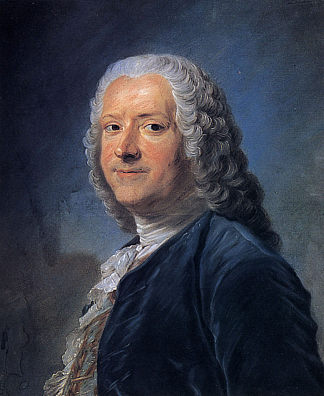 亚历山大-让-约瑟夫·勒里切·德拉普普利涅尔的肖像 Portrait of Alexandre-Jean-Joseph Le Riche de La Pouplinière，莫里斯·昆汀·德·拉图尔