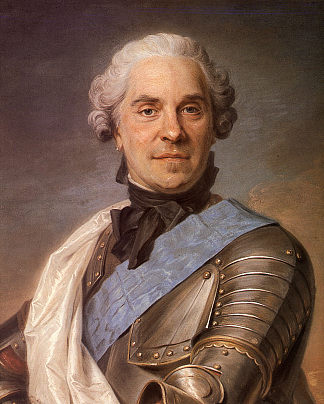萨克森的莫里斯肖像 Portrait of Maurice of Saxony，莫里斯·昆汀·德·拉图尔