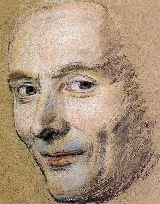 无名男子的肖像 Portrait of unknown man，莫里斯·昆汀·德·拉图尔