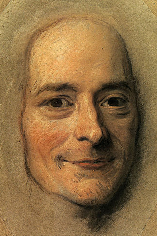 伏尔泰肖像的准备 Preparation to the portrait of Voltaire，莫里斯·昆汀·德·拉图尔