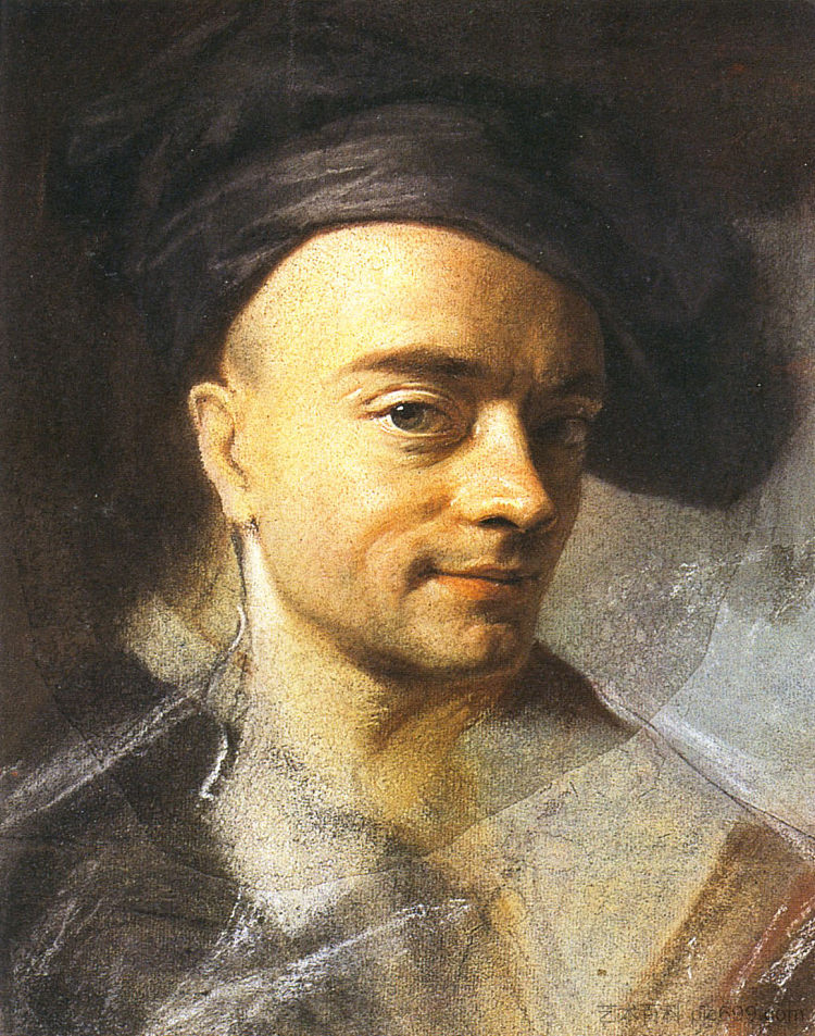 自画像 Self-Portrait，莫里斯·昆汀·德·拉图尔
