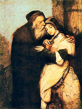 夏洛克和杰西卡 Shylock and Jessica (1876)，毛里希·戈特利布