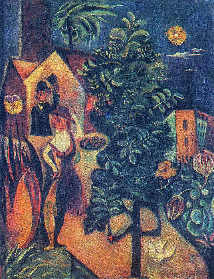 帽子在手,帽子在头上 Hat in Hand, Hat on Head (c.1919; Cologne / Cöln / Köln,Germany ),马克斯·恩斯特