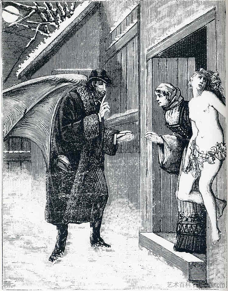 “仁慈的一周”插图 Illustration to "A Week of Kindness" (1934; Paris,France ),马克斯·恩斯特