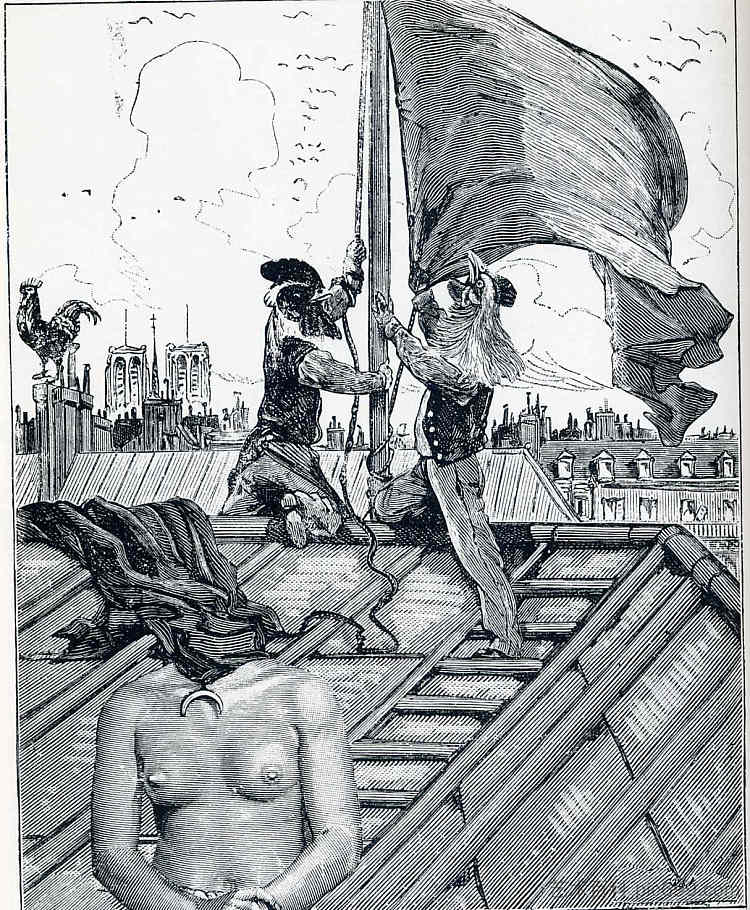 “仁慈的一周”插图 Illustration to "A Week of Kindness" (1934; Paris,France ),马克斯·恩斯特