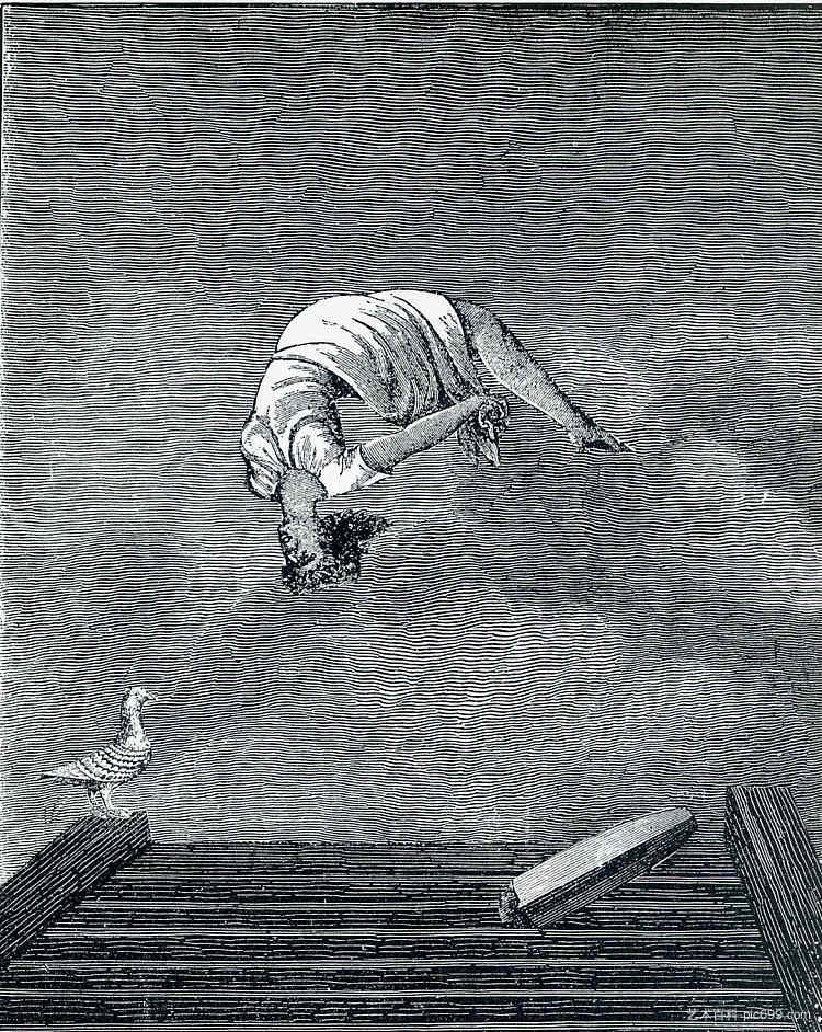 “仁慈的一周”插图 Illustration to "A Week of Kindness" (1934; Paris,France  )，马克斯·恩斯特