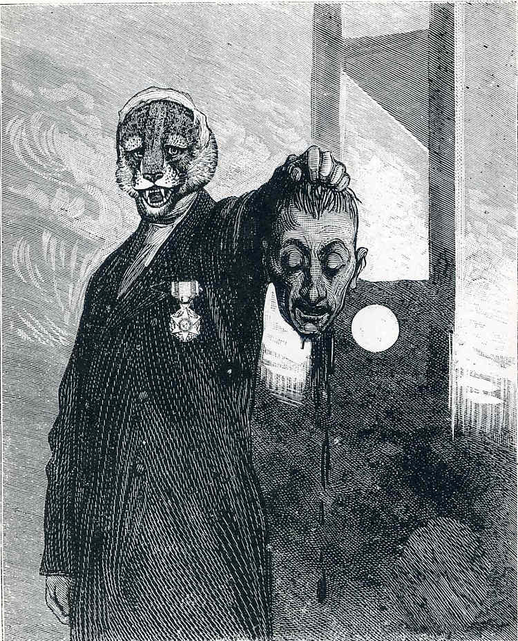 “仁慈的一周”插图 Illustration to "A Week of Kindness" (1934; Paris,France ),马克斯·恩斯特