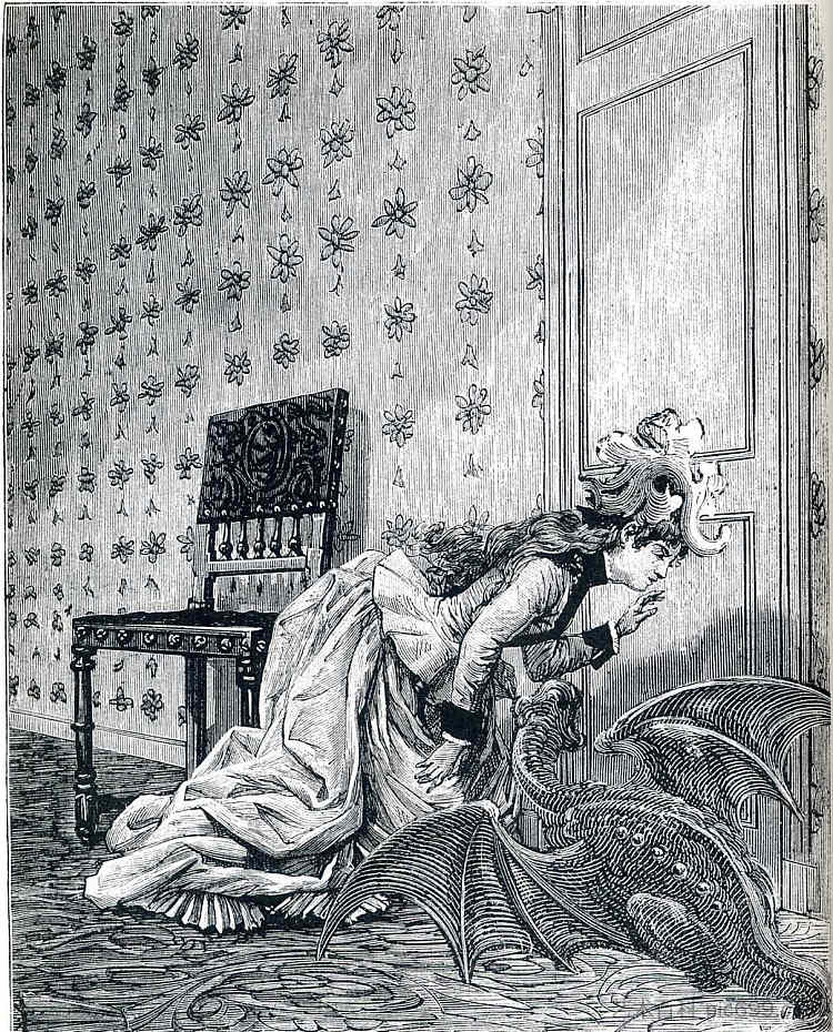 “仁慈的一周”插图 Illustration to "A Week of Kindness" (1934; Paris,France ),马克斯·恩斯特