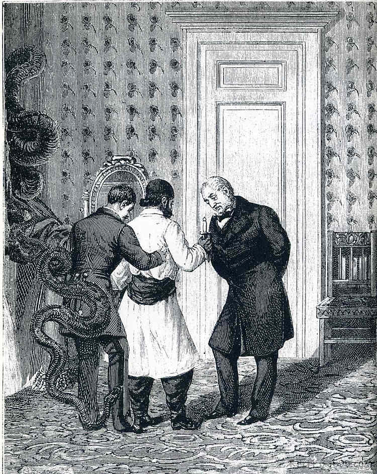 “仁慈的一周”插图 Illustration to "A Week of Kindness" (1934; Paris,France  )，马克斯·恩斯特