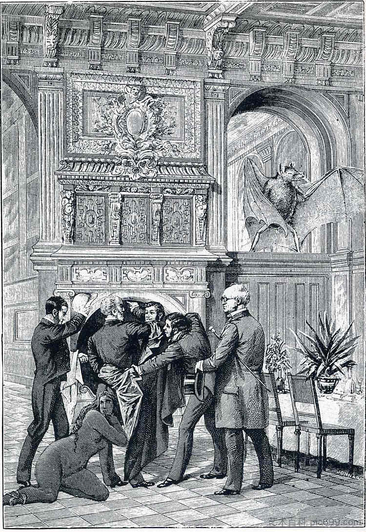 “仁慈的一周”插图 Illustration to "A Week of Kindness" (1934; Paris,France ),马克斯·恩斯特