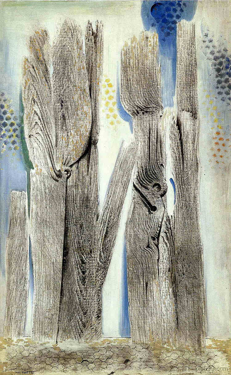 蓝色森林 The Blue Forest (1925; Paris,France ),马克斯·恩斯特