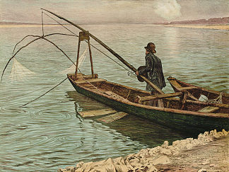 渔夫 The fisherman (c.1900; Vienna,Austria                     )，马克斯·柯兹威尔