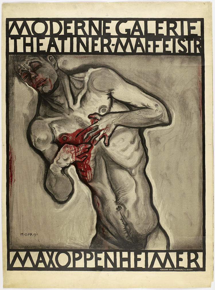 现代画廊 Theatiner-Maffeistr。 Moderne Galerie Theatiner-Maffeistr. (1911)，马克斯·奥本海默