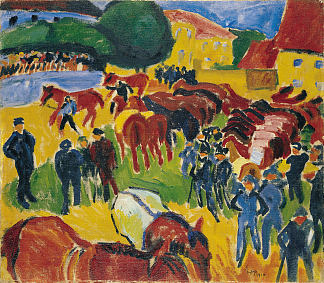 马展 Horse Fair (1910)，马克斯·佩希斯泰因