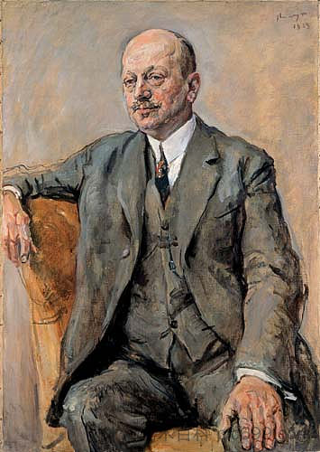 朱利叶斯·弗洛因德的肖像 Portrait of Julius Freund (1925)，马克思·斯利夫格特