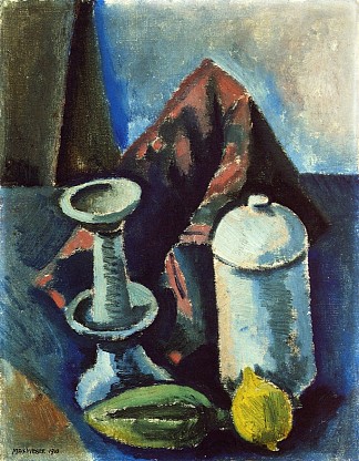 静物画 Still Life (1910)，马克斯·韦伯