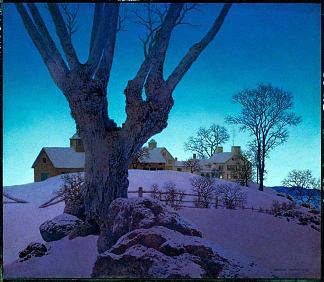 山顶农场，冬季 Hill Top Farm, Winter (1949)，马科斯菲尔德·帕里斯