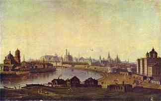 莫斯科景观 View of Moscow (c.1810)，马克西姆沃罗比耶夫