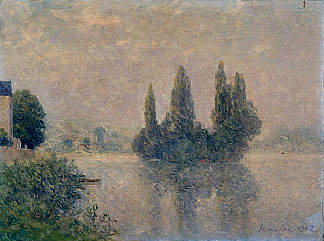 塞纳河上的雾（安德利斯山脉） Fog on the Seine (The Andelys) (1902; France                     )，马克西姆·莫弗拉