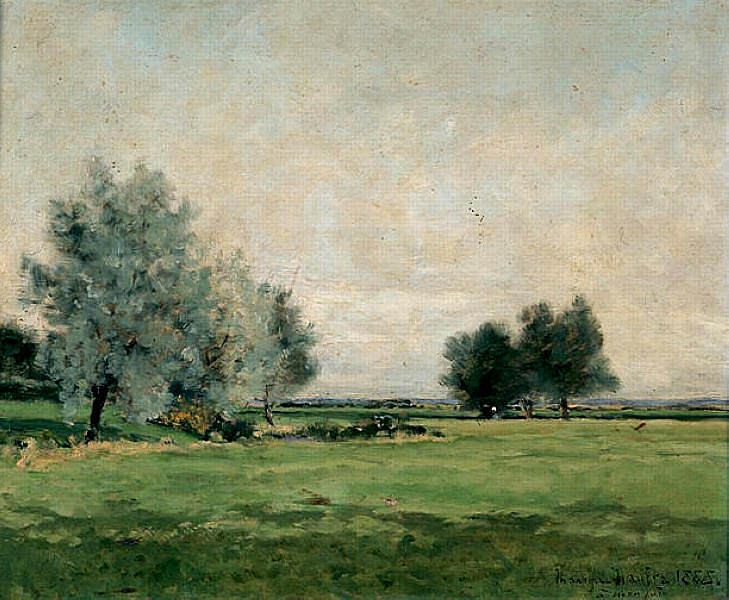 草 甸 Meadow (1888; France  )，马克西姆·莫弗拉