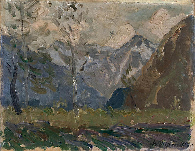 山地研究 Study of mountains (1904; France  )，马克西姆·莫弗拉