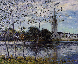 罗斯波登池塘的岸边 The Banks of the Pond at Rosporden (1911; France                     )，马克西姆·莫弗拉