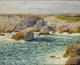 基贝罗河岸 The creek shore of Quibero (1903; France                     )，马克西姆·莫弗拉