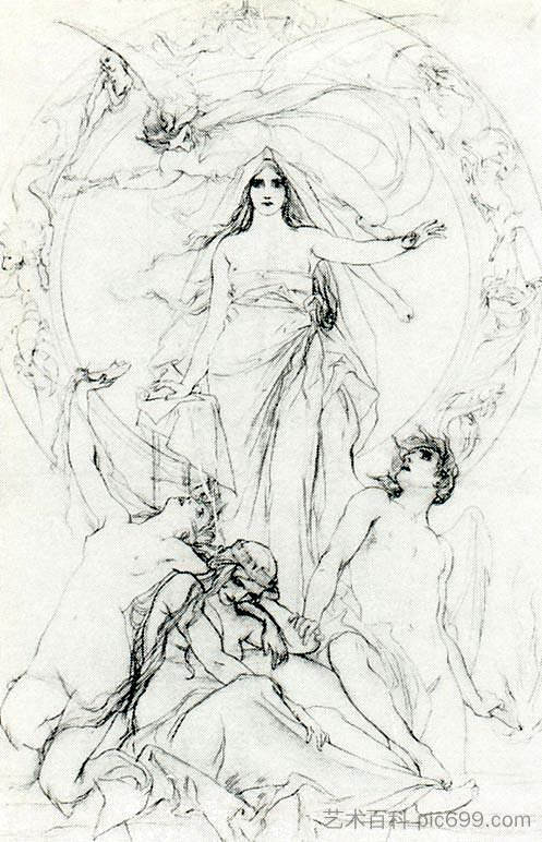 神话 Mythologie (1884),马克西米利安·皮尔纳
