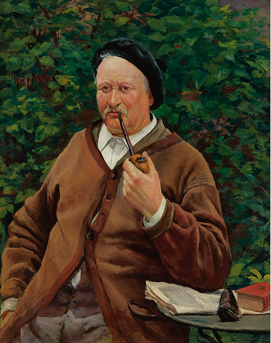 艺术家的父亲 Artist's Father (1881)，马克西米连·卢斯